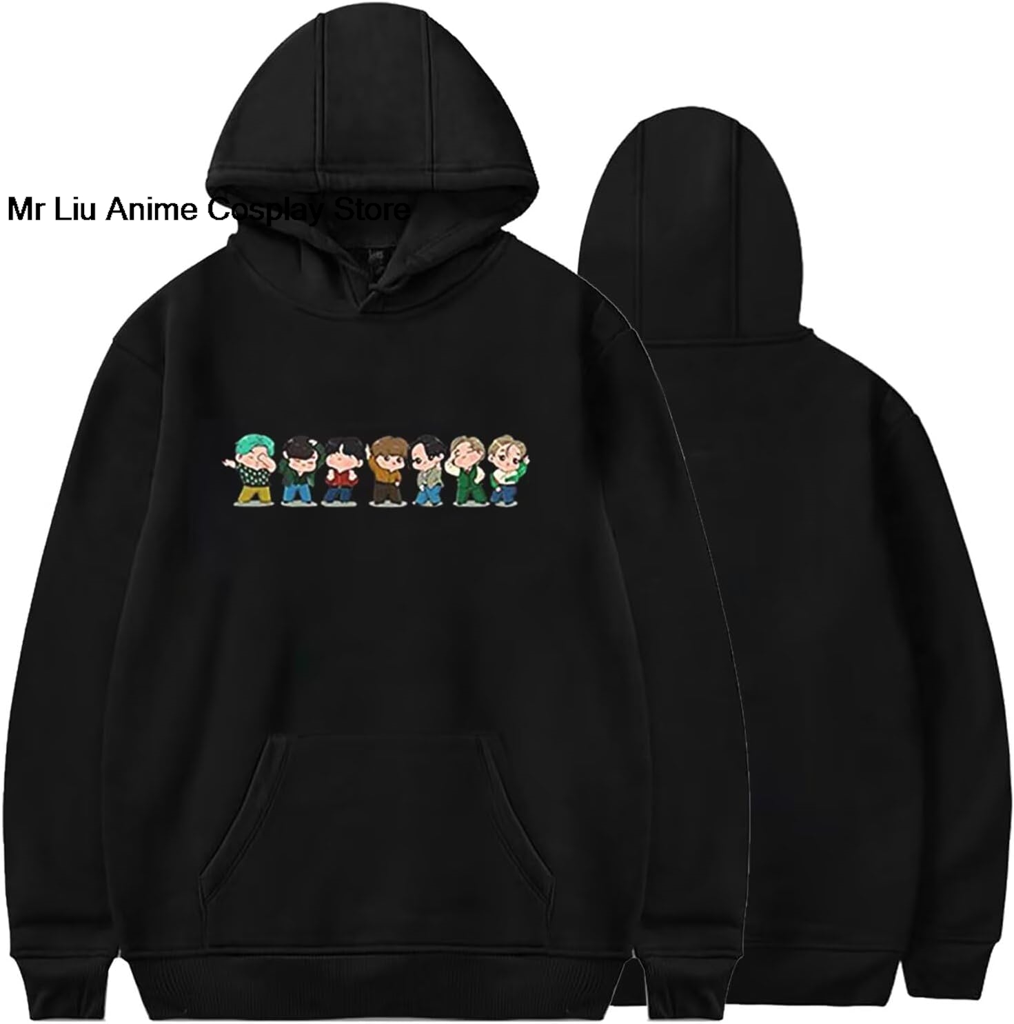 Anime Merchandise Hoodie - Damen Grafik-Hoodie Love Yourself Sweatshirt Unisex