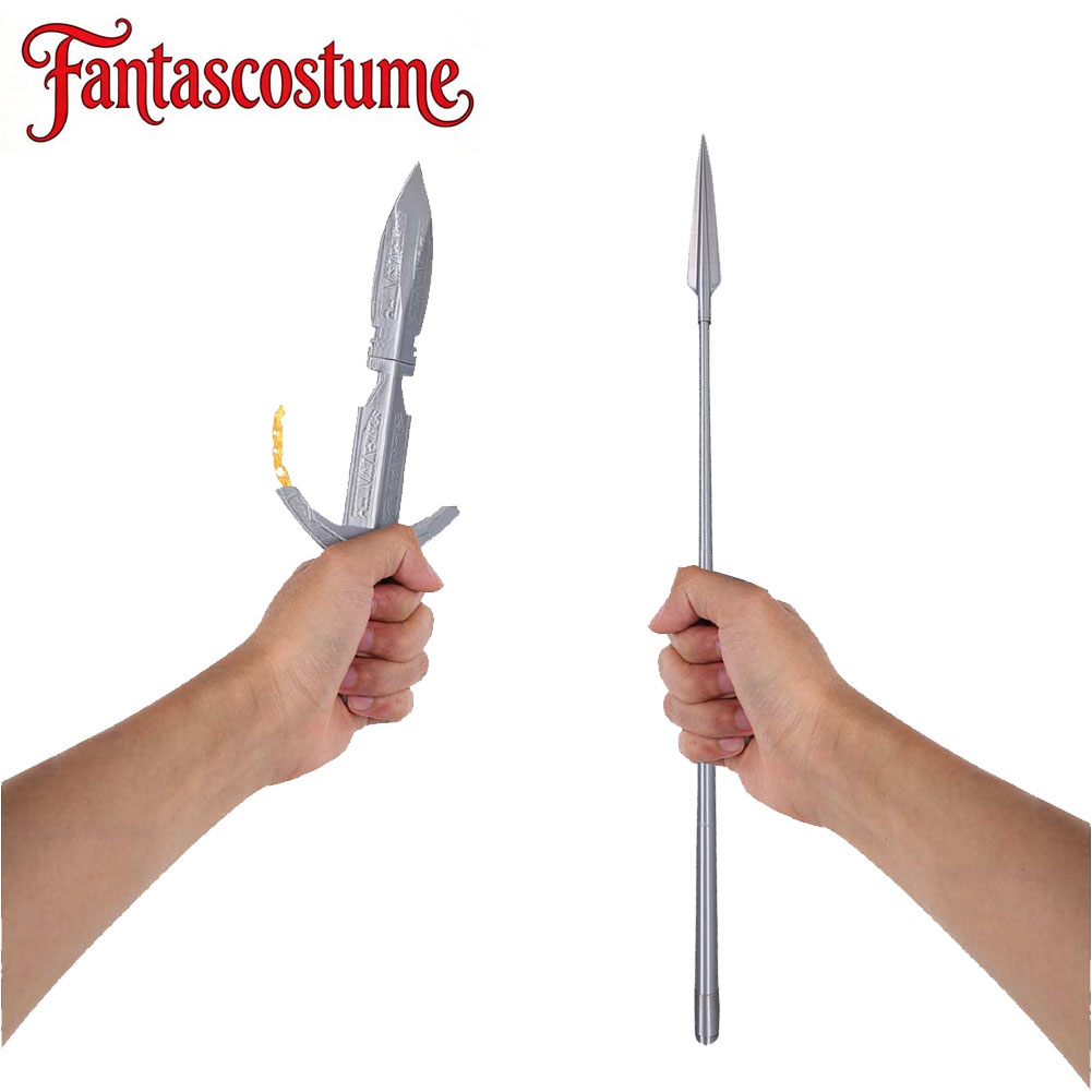 Cosplay Prop Sword - Film-Space-Battle Cosplay Din Djarin Plastik-Teleskop-Speer-Requisiten, Skywalker