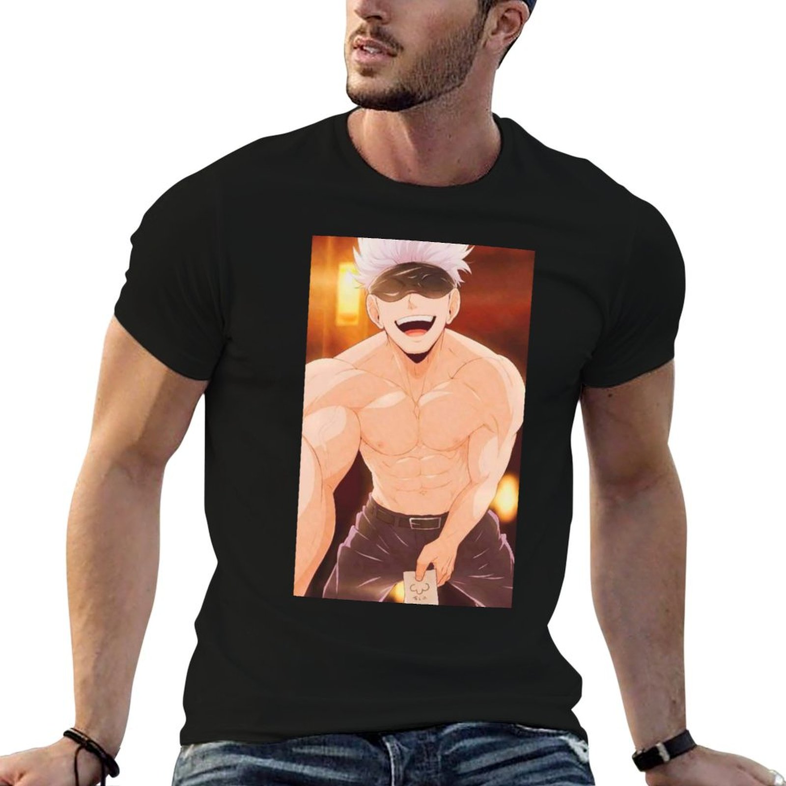Anime Merchandise Shirt - Gojo Satoru Merchandise T-Shirt, T-Shirts für