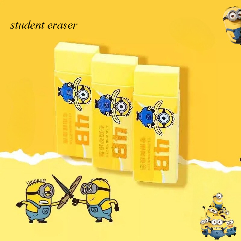 Erased Anime Merchandise - Minions Film-Merchandise Anime Cartoon Niedliche Schüler-Radiergummis