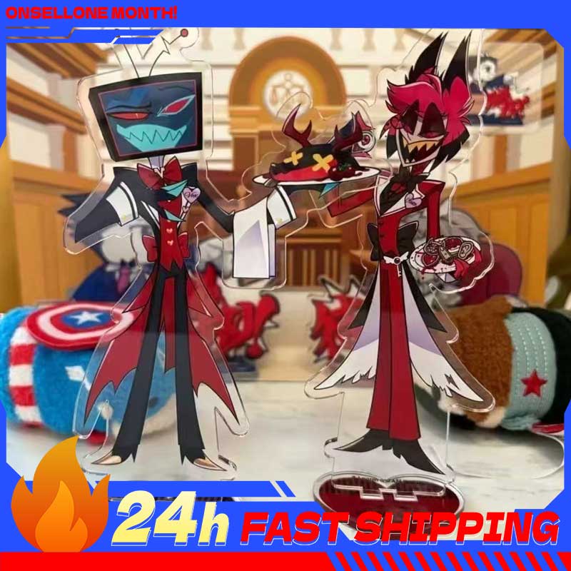 Anime Merch - 2 Stück Hazbin Anime Peripheriegeräte Alastor