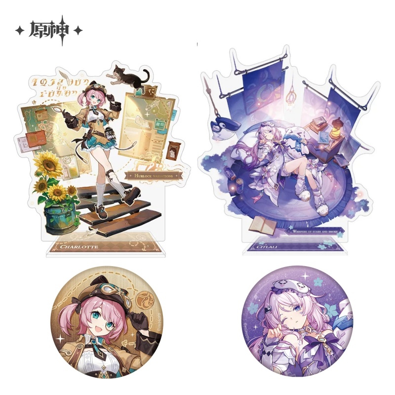 Anime Merchandise Licensing - Offiziell lizenziertes Genshin Impact Anime-Serie-Spiel-Merchandise-Set im