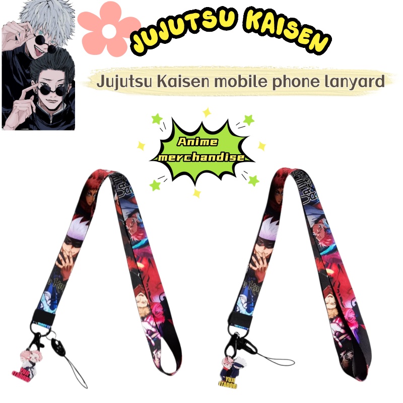 Gojo Anime Merchandise - Jujutsu Kaisen Anime-Merchandise, personalisiertes, kreatives Handy-Lanyard,
