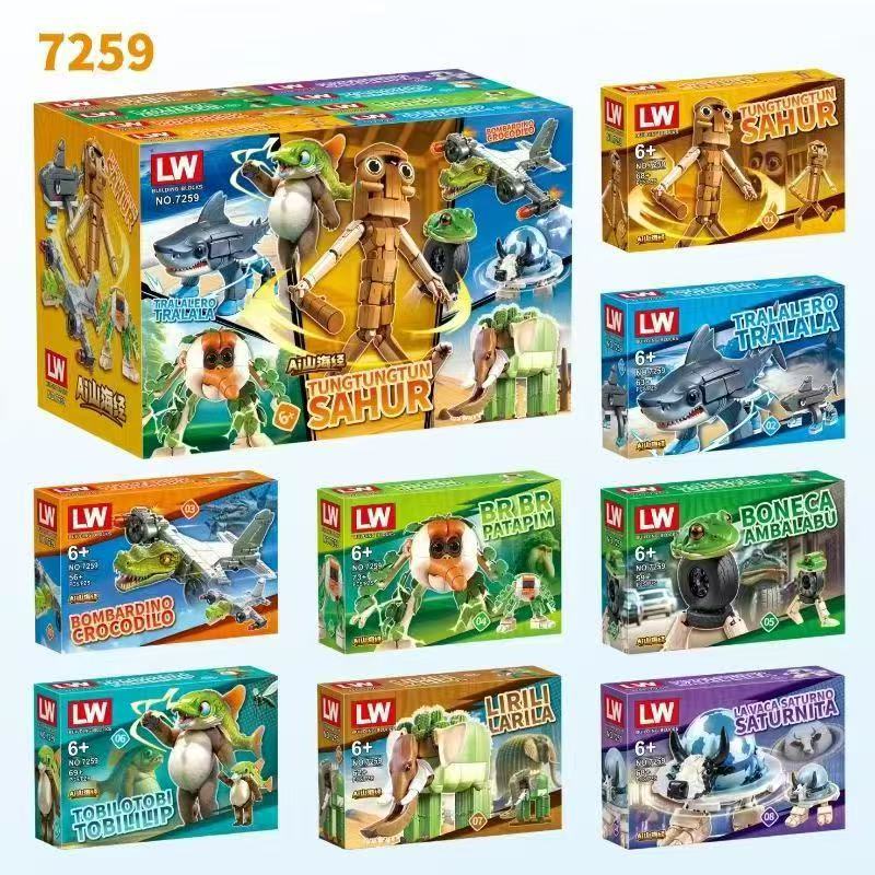 Anime Merchandise Box - Anime Italienische Brainrot Tralalero Tralala Figur