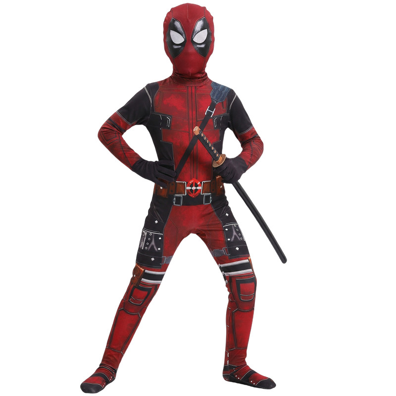 Cosplay Prop Sword - 3-12 Jahre Kinder Deadpool Kostüm mit