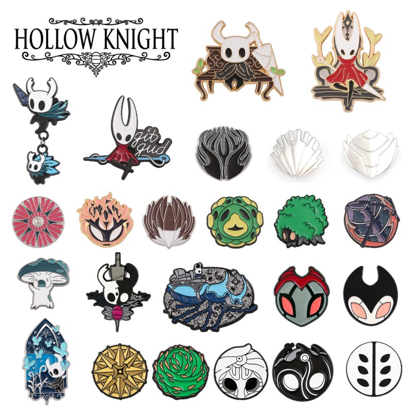 Enamel Pin Set - Hollow Knight Legierung Emaille-Broschen und Anstecknadeln,