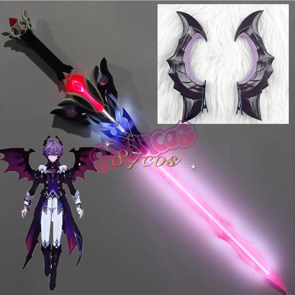 Cosplay Prop Sword - 115CM Durin Schwert Genshin Impact Leuchtende