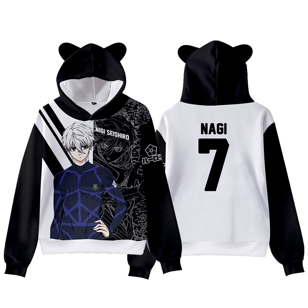 Anime Merchandise Hoodie - 3D Neues Anime BLUE LOCK Merchandise