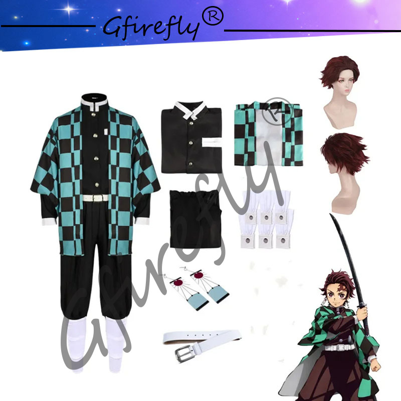 Kamado Tanjirou Cosplay Kostüm – Cosplay Prop Sword Bewertung und Preis