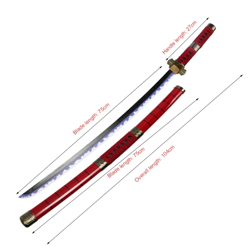 2026 Roronoa Zoro Katana Anime – Cosplay Prop Sword Bewertung und Preis