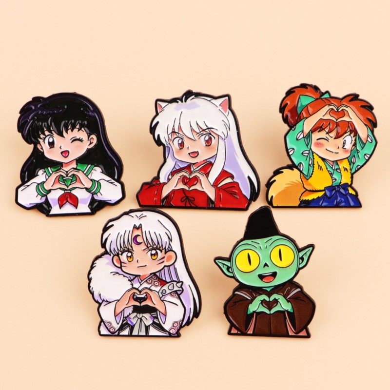 Niedliche Wolfsohren-Fantasief – Enamel Pin Set Bewertung und Preis