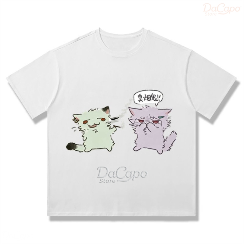 Chainsmoker Cat Yaniko Satou N – Anime Merchandise Shirt Bewertung und Preis