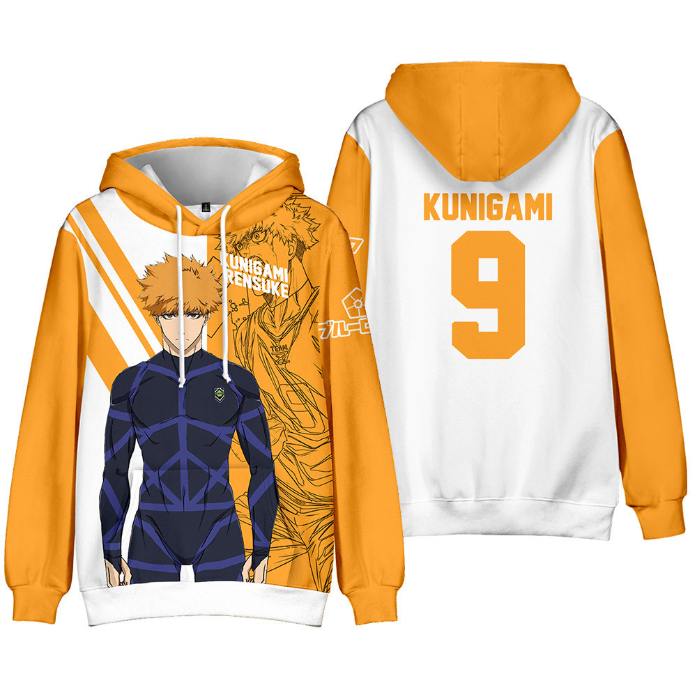 Neue Anime BLUE LOCK Merchandi – Anime Merchandise Hoodie Bewertung und Preis