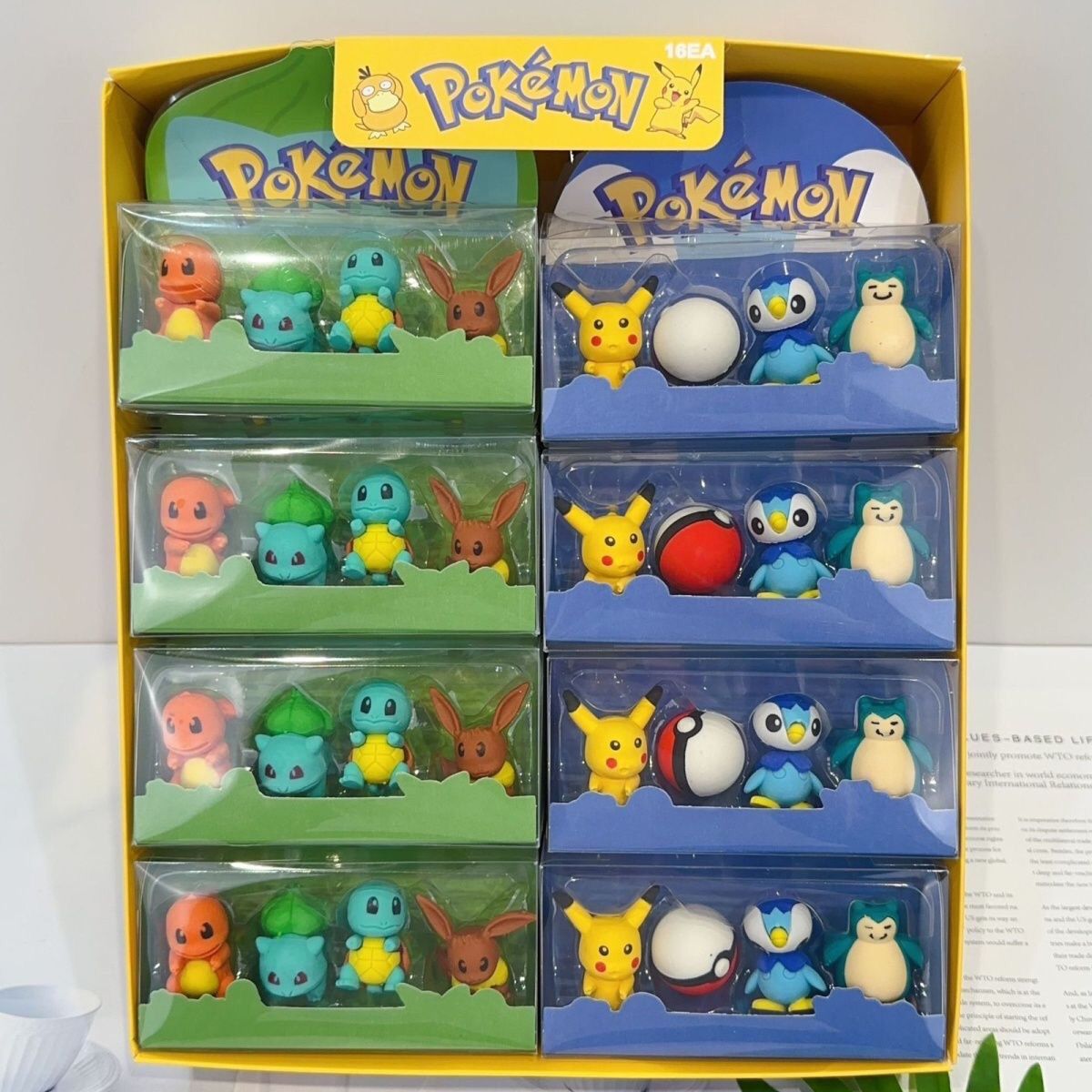 Pokémon-Figuren-Radiergummis,  – Erased Anime Merchandise Bewertung und Preis