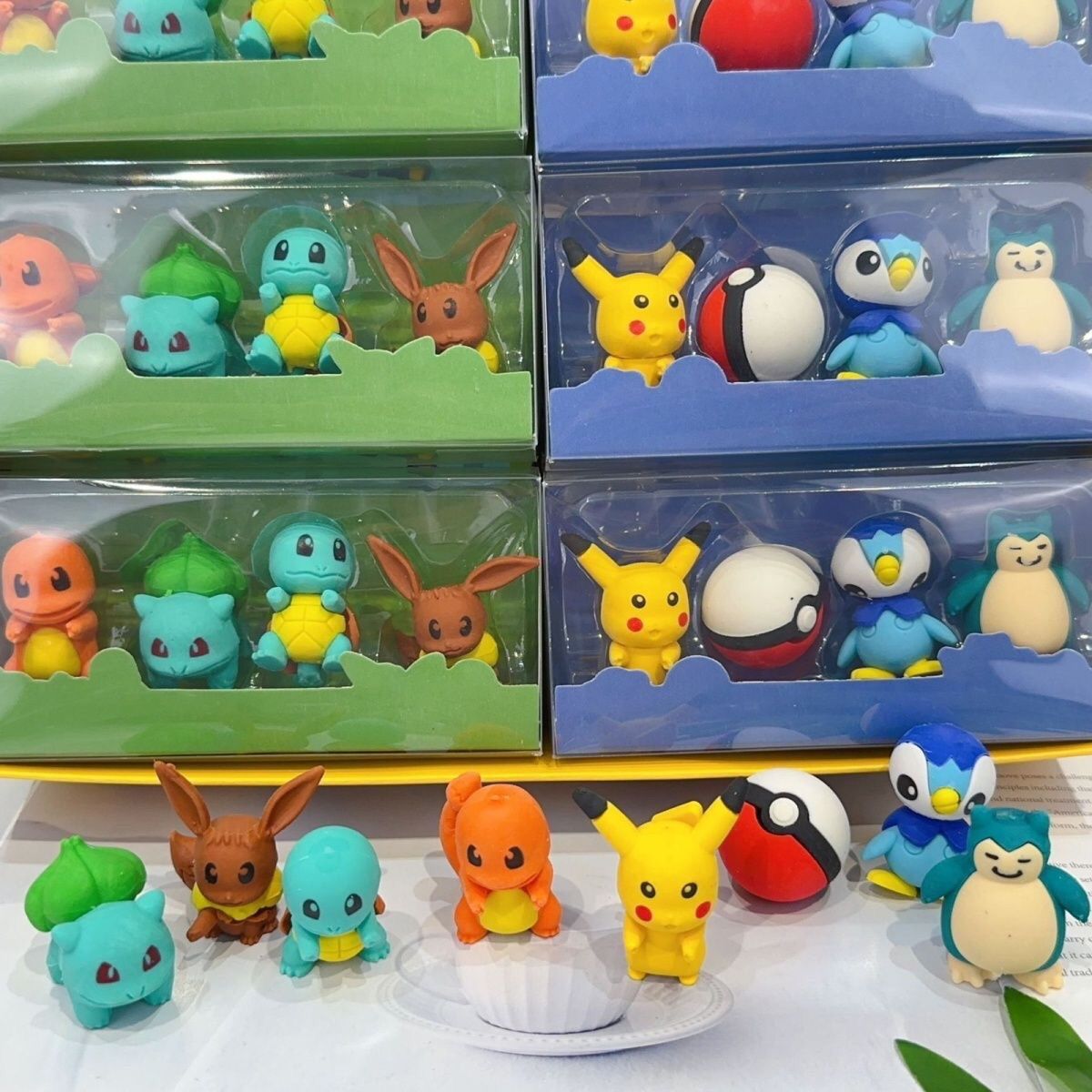 Pokémon-Figuren-Radiergummis,  – Erased Anime Merchandise Bewertung und Preis