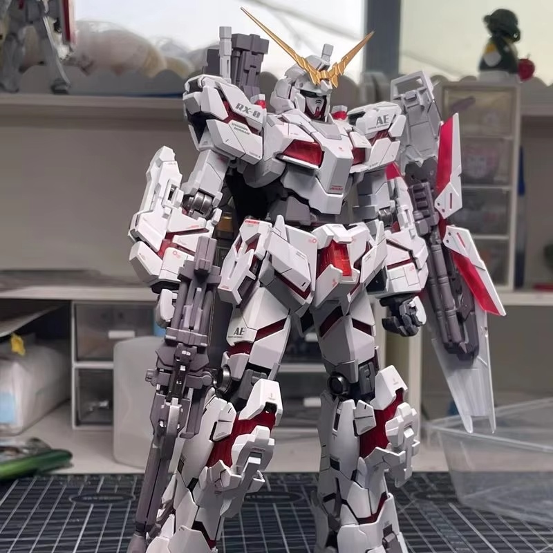 Auf Lager Hg 1/144 Rx-0 Unicor – Bandai Gundam Rg Bewertung und Preis