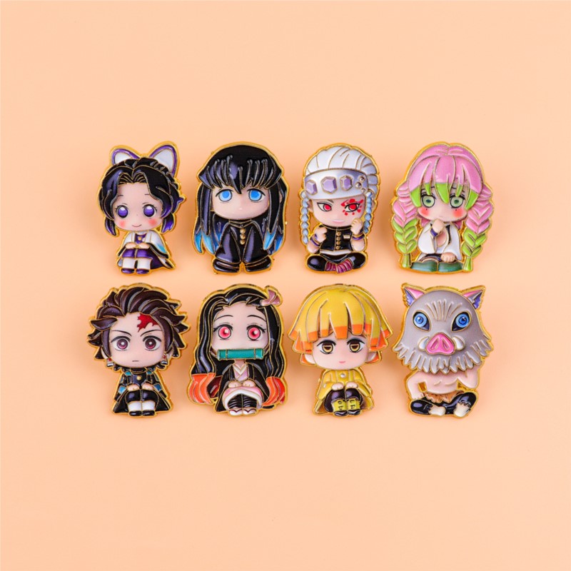 Niedliche Q-Version Kimono Car – Enamel Pin Set Bewertung und Preis