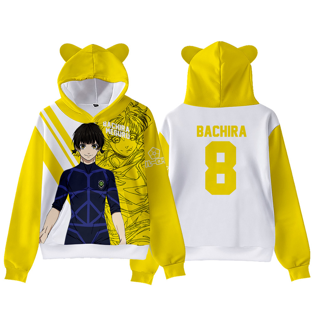 3D Neues Anime BLUE LOCK Merch – Anime Merchandise Hoodie Bewertung und Preis