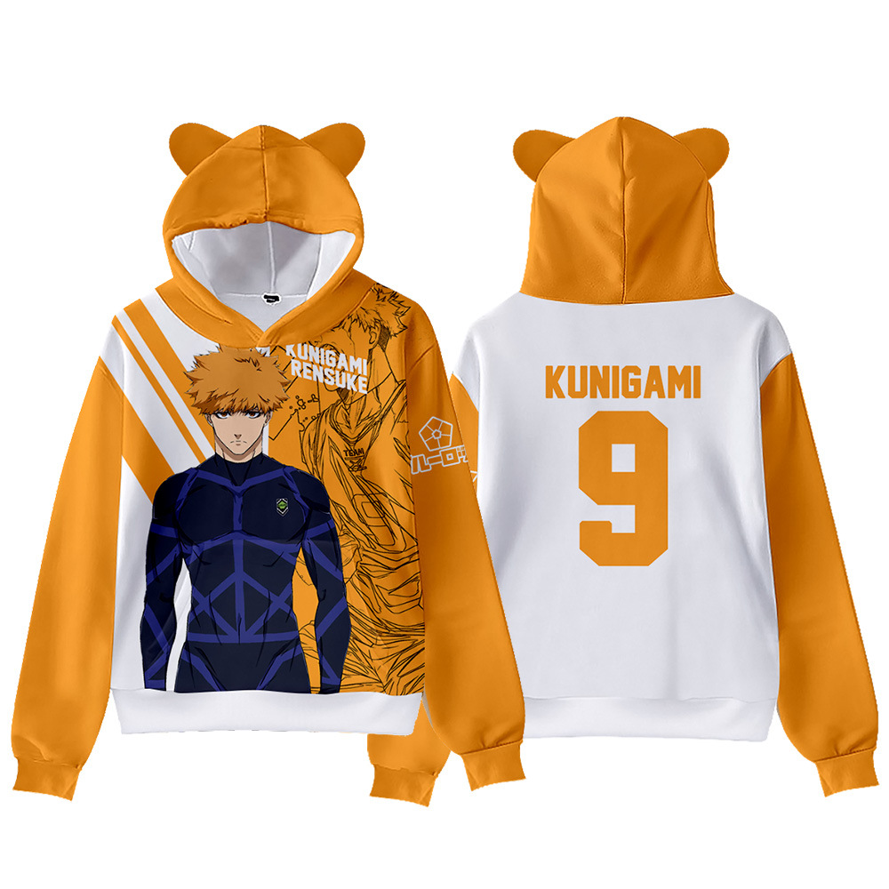 3D Neues Anime BLUE LOCK Merch – Anime Merchandise Hoodie Bewertung und Preis